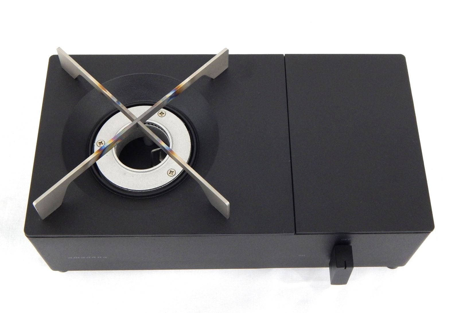 アマダナ フルアルミダイキャストボディ小型カセットコンロ amadana CASSETTE CONRO CC-146