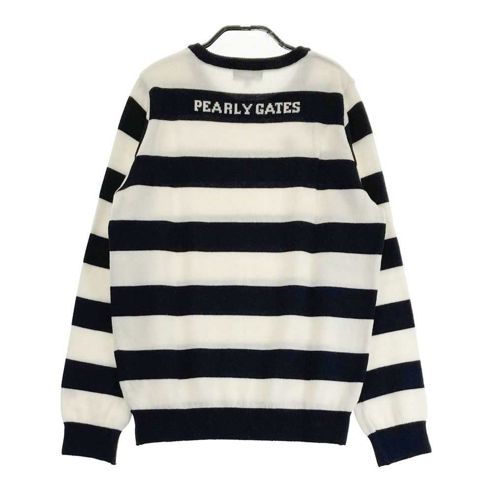 サイズ：2 PEARLY GATES パーリーゲイツ カシミヤ混ニットセーター