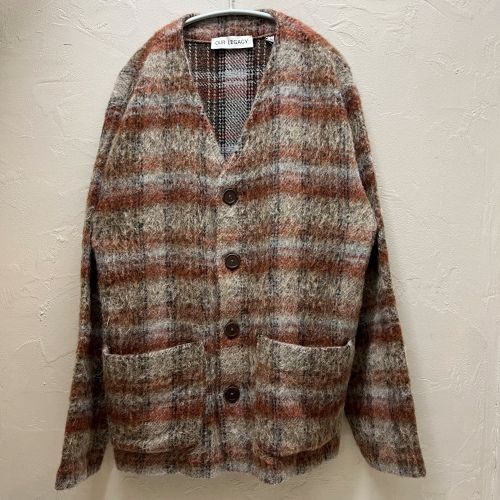 OUR LEGACY アワーレガシー 22AW AMENT CHECK MOHAIR CARDIGAN チェック モヘアカーディガン size46  M4226CC【代官山09】 - メルカリ