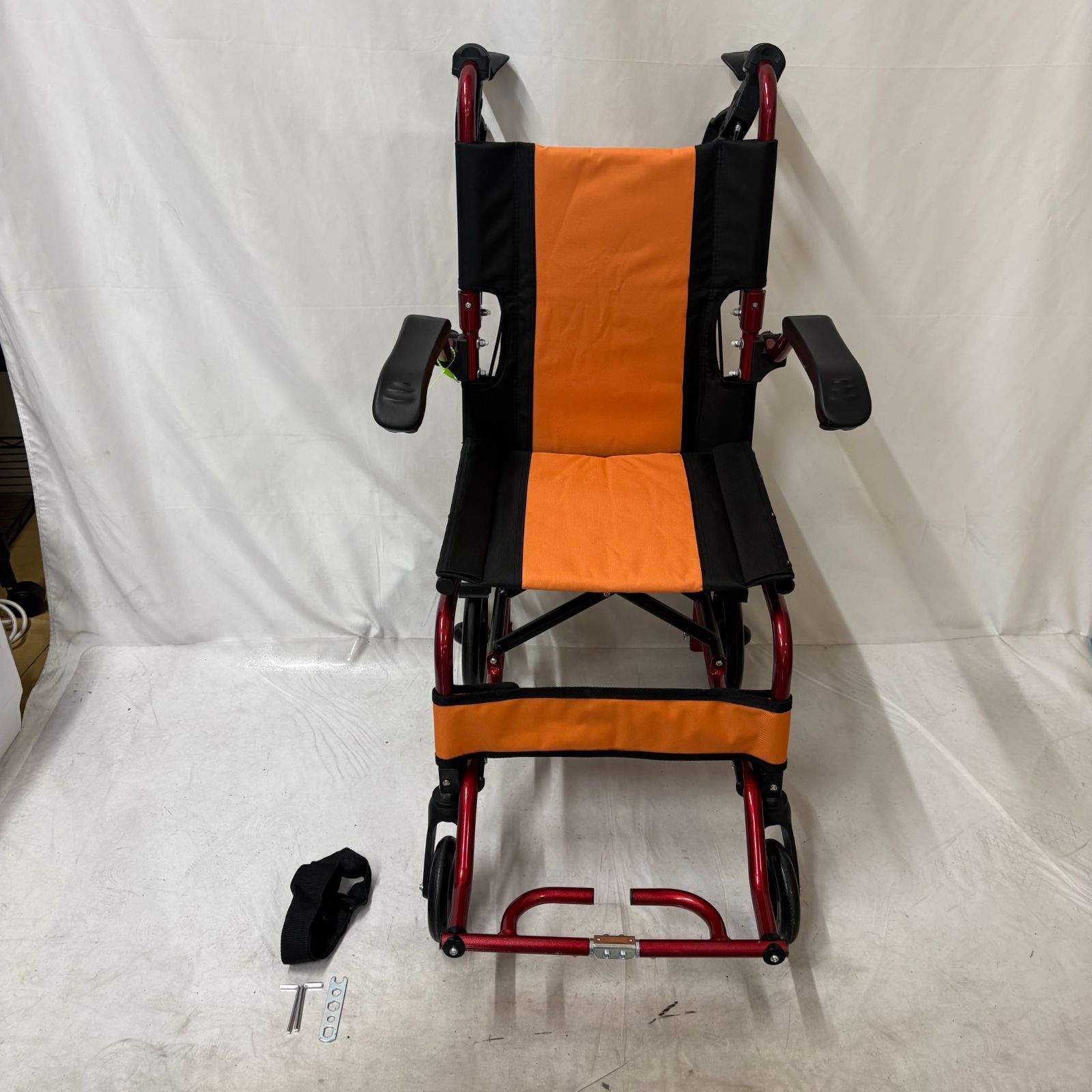 Nice Way 4 ナイスウェイ4 折りたたみ式 車椅子 オレンジ