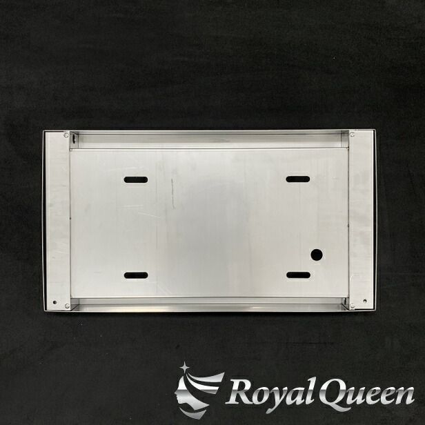 低価格！ トンガリ ナンバーフレーム プラ板付き LEDユニット無し ウロコ柄 大型車用 RQNC14 絶対にあなたの一 番選択！