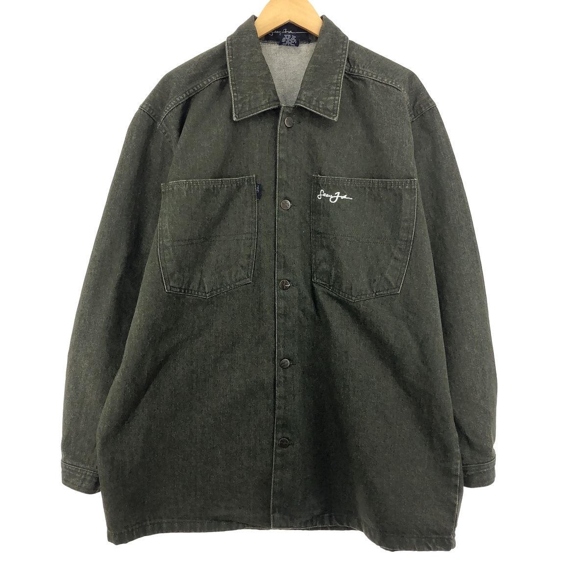 古着 Sean John 長袖 デニムシャツ メンズM/eaa397732