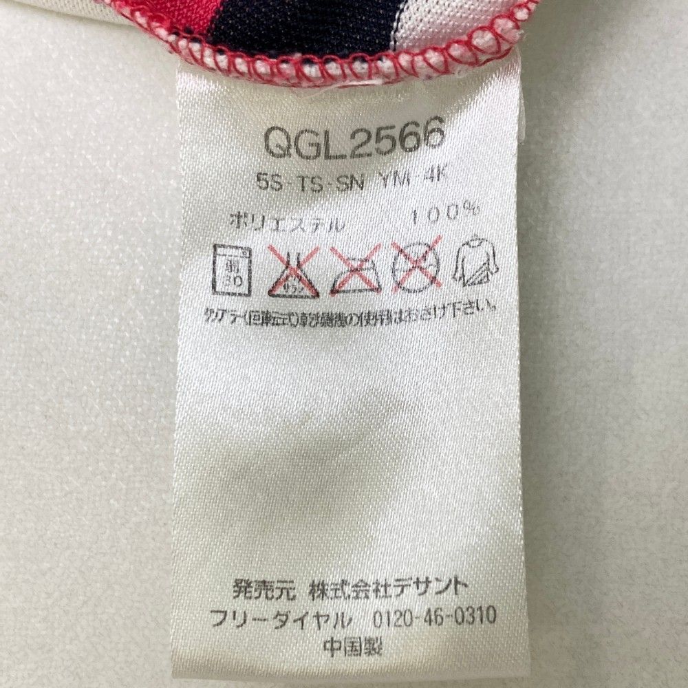 サイズ：L LECOQ GOLF ルコックゴルフ 半袖ワンピース ボーダー