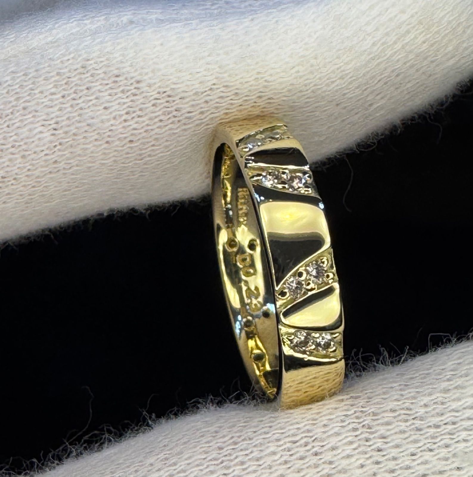 新品磨き済◆ギリオン◆12.5号*ダイヤモンド*K18*remax*健康リング 新品磨き済◇ギリオン◇12.5号*ダイヤモンド*K18*remax*健康リング