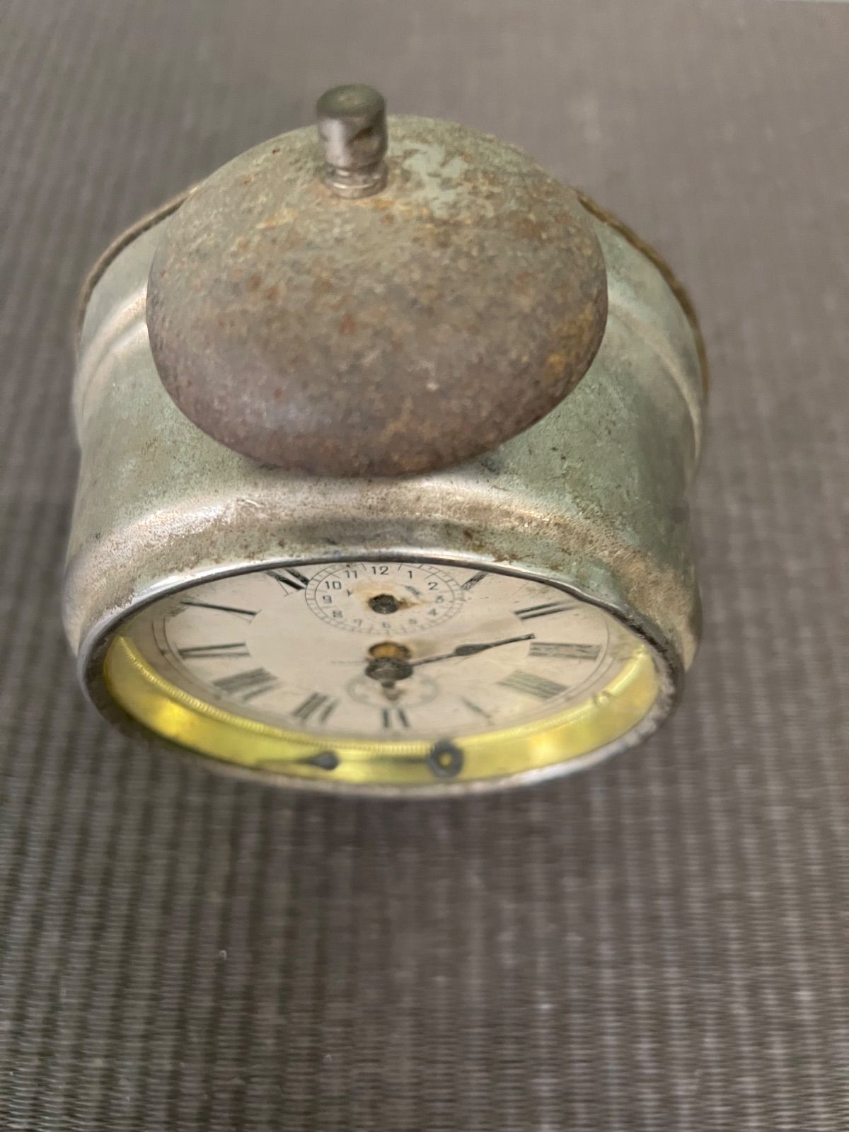 ☆ 昭和 レトロ ゼンマイ目覚まし時計 目覚まし 時計 アンティーク