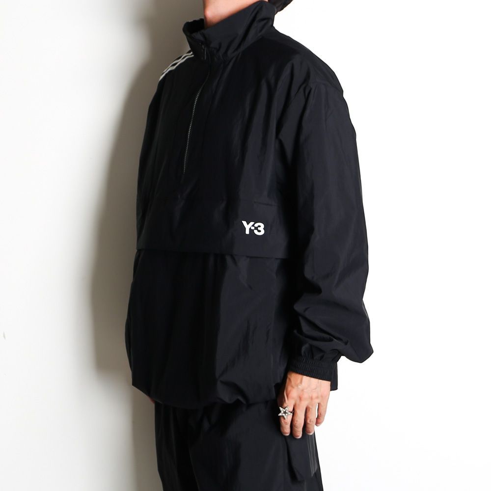 【国内正規品】【Y-3/ワイスリー】3S NYL HZ - BLACK / ナイロン ハーフジップジャケット / JD9796【ユニセックス】【送料無料】