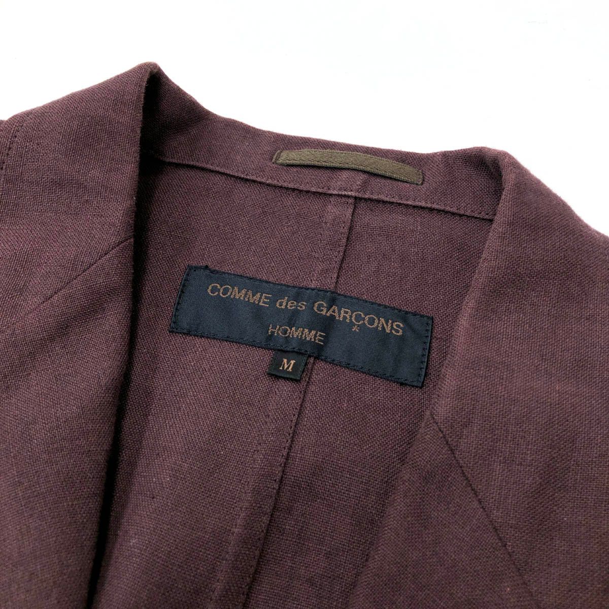 COMME des GARCONS コムデギャルソン リネンジャケット Mサイズ 