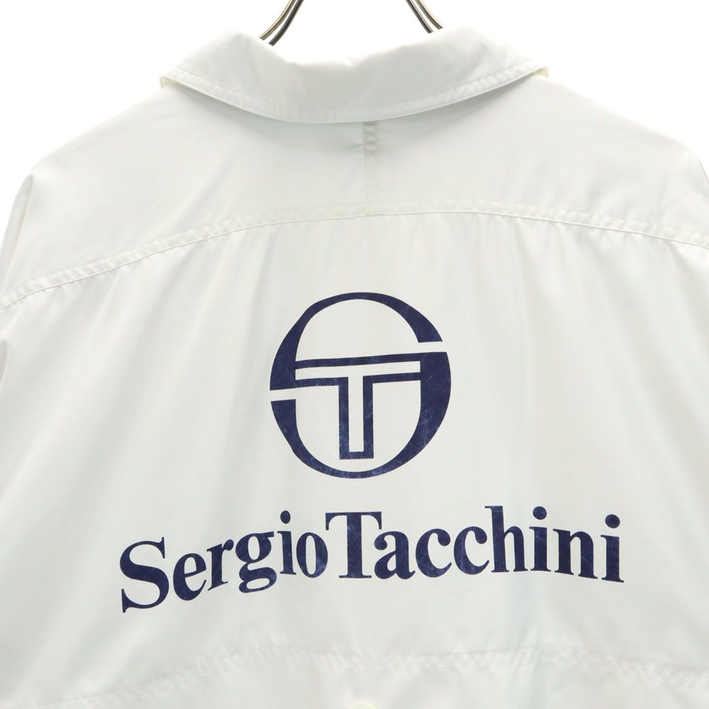 セルジオタッキーニ 日本製 テニス 長袖 ジップジャケット L ホワイト