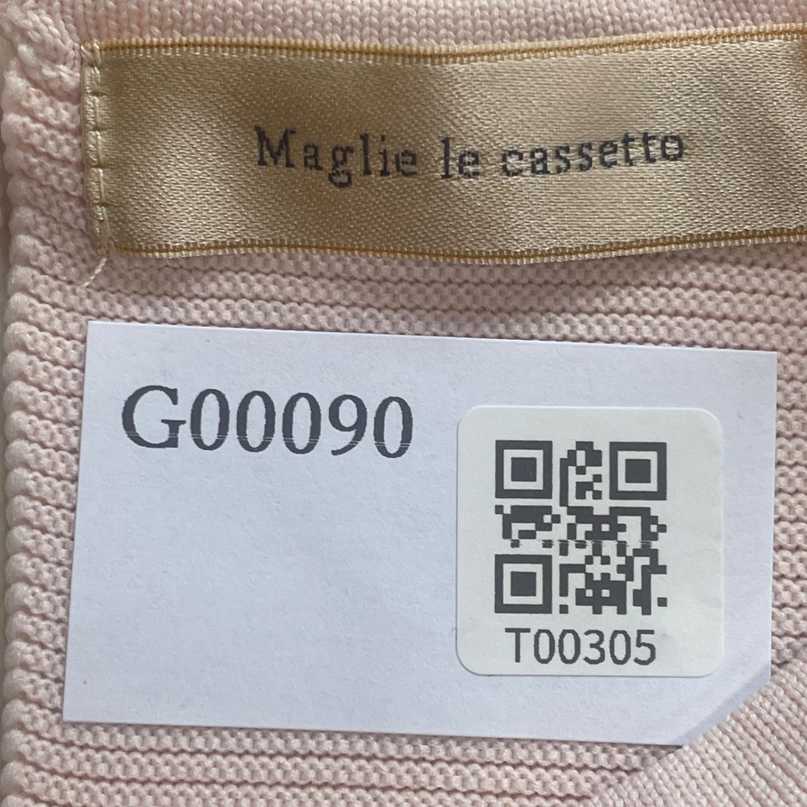 マーリエルカセット ニットワンピース 無地 長袖 秋冬～通年 レディース M相当ピンク系 G 0090
