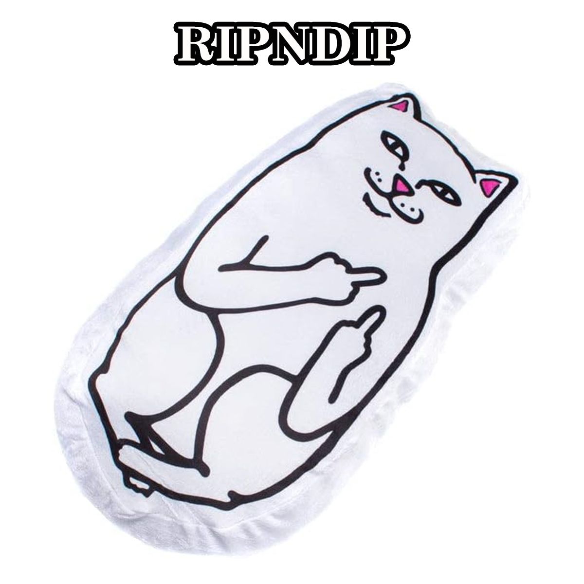 リップンディップ ネコ ぬいぐるみ RIPNDIP Lord Nermal 枕 まくら クッション 雑貨 アクセサリー おしゃれ かわいい ロゴ Rip N Dip スケーター ストリート メンズ レディース [アクセサリー]ユ00572