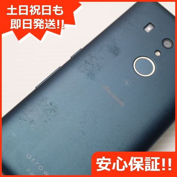 美品 F-02L arrows Be3 ブラック スマホ 本体 白ロム 土日祝発送