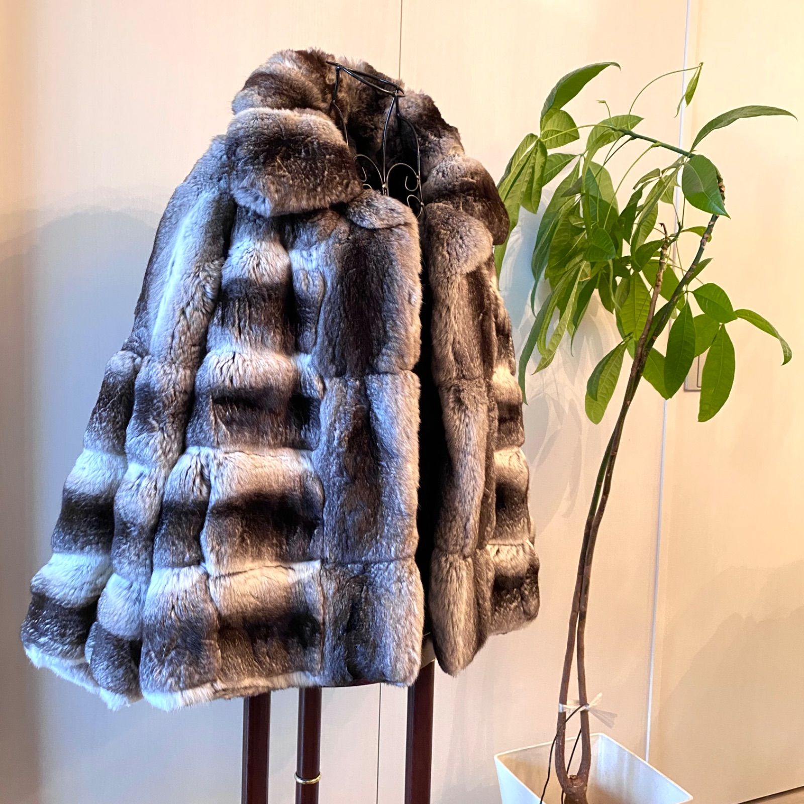 ゴージャス☆FENDI☆本物☆チンチラケープ☆新品☆ロングコート