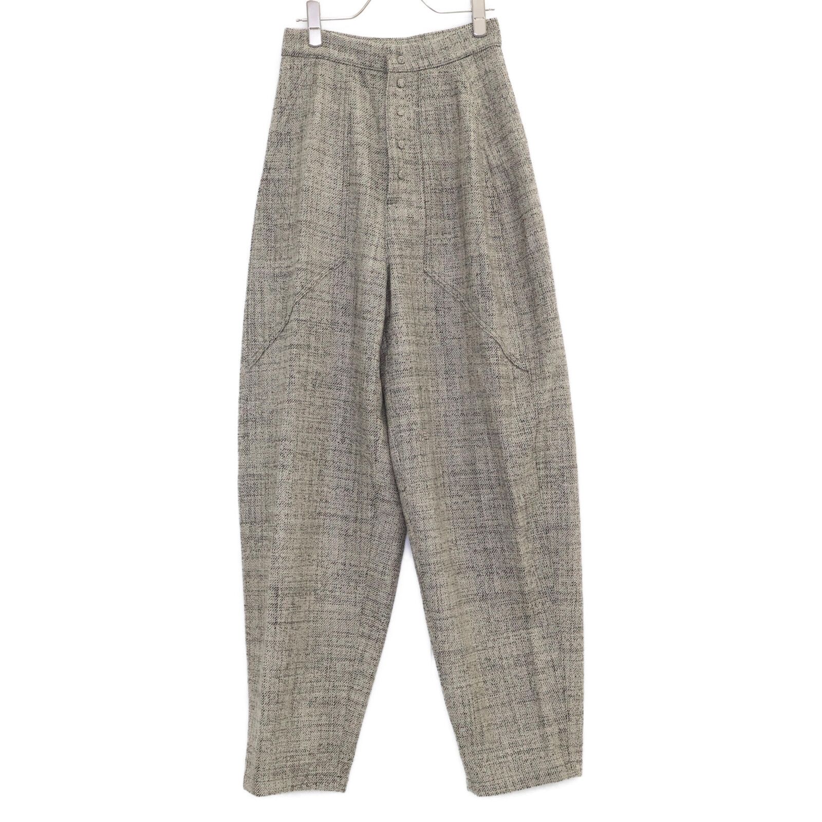 STELLA McCARTNEY ステラマッカートニー 23年 ﾍﾞｰｼﾞｭ 640098 ｳｰﾙ
