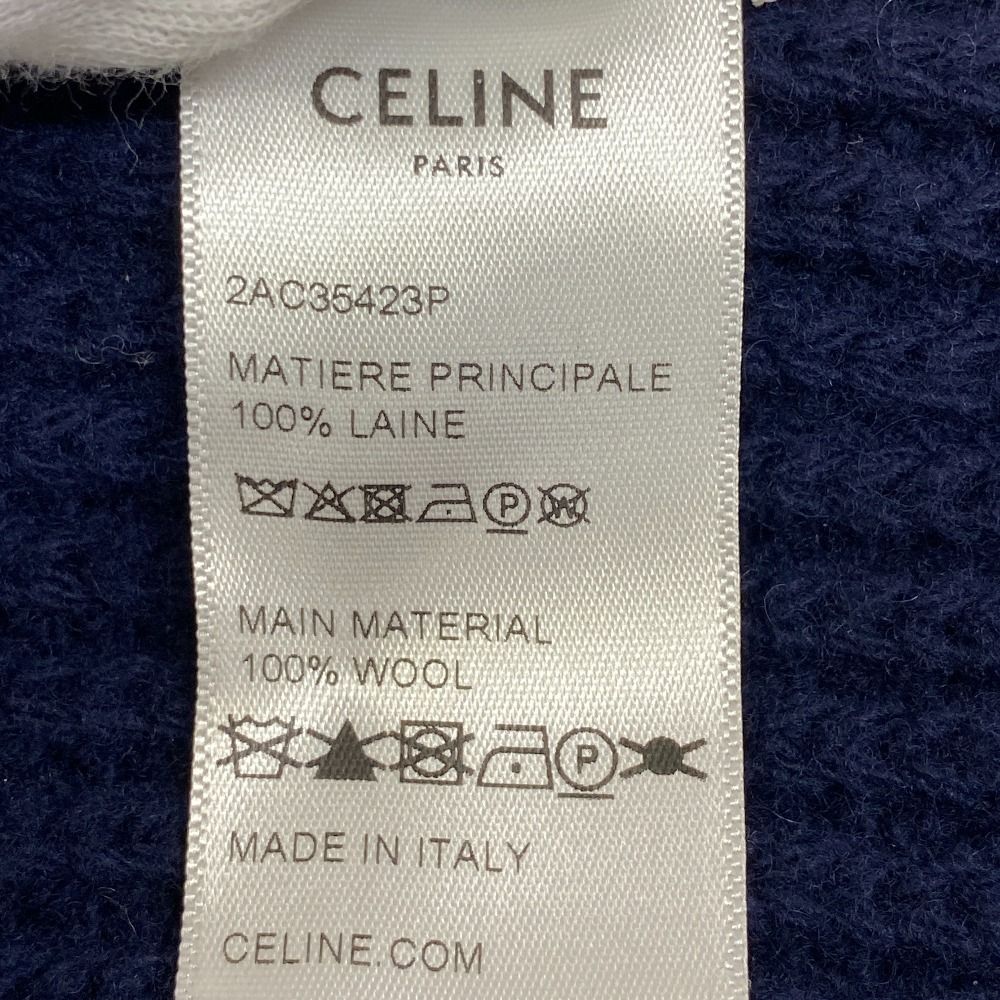 CELINE セール価格 ざっくりが可愛い！ロゴマフラー ネイビー ご専用です♡セリーヌ CELINE マフラー