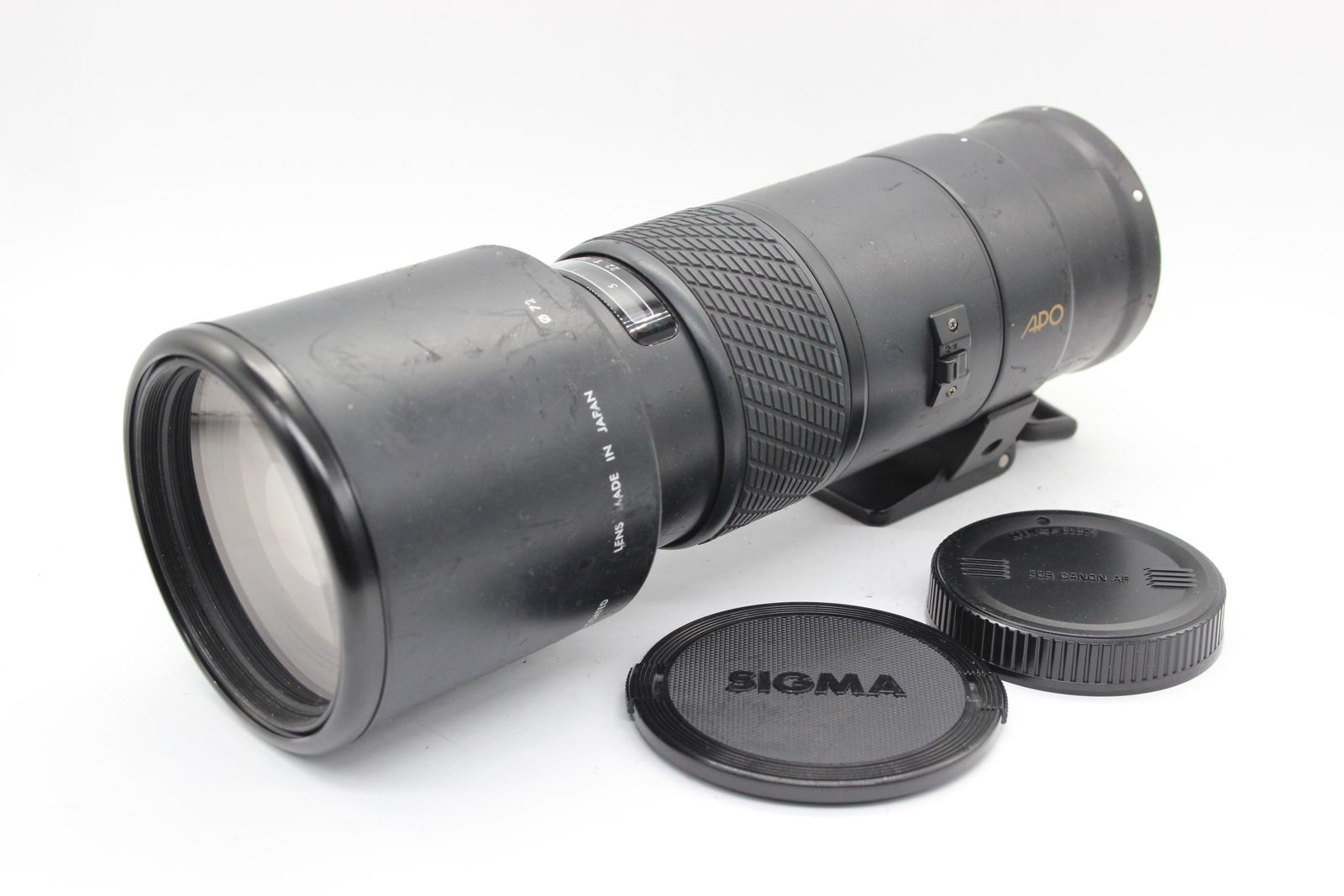 返品保証】 シグマ Sigma APO AF TELE 500mm F7.2 三脚座 前後キャップ