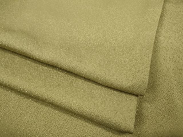 平和屋着物●上質な色無地 吉祥地紋 木蘭色 正絹 CAAZ2603ut