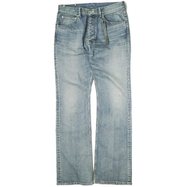 バックラッシュダメージデニム　フレア　日本製 ISAMU KATAYAMA BACKLASH イサムカタヤマバックラッシュ 22AW 日本製