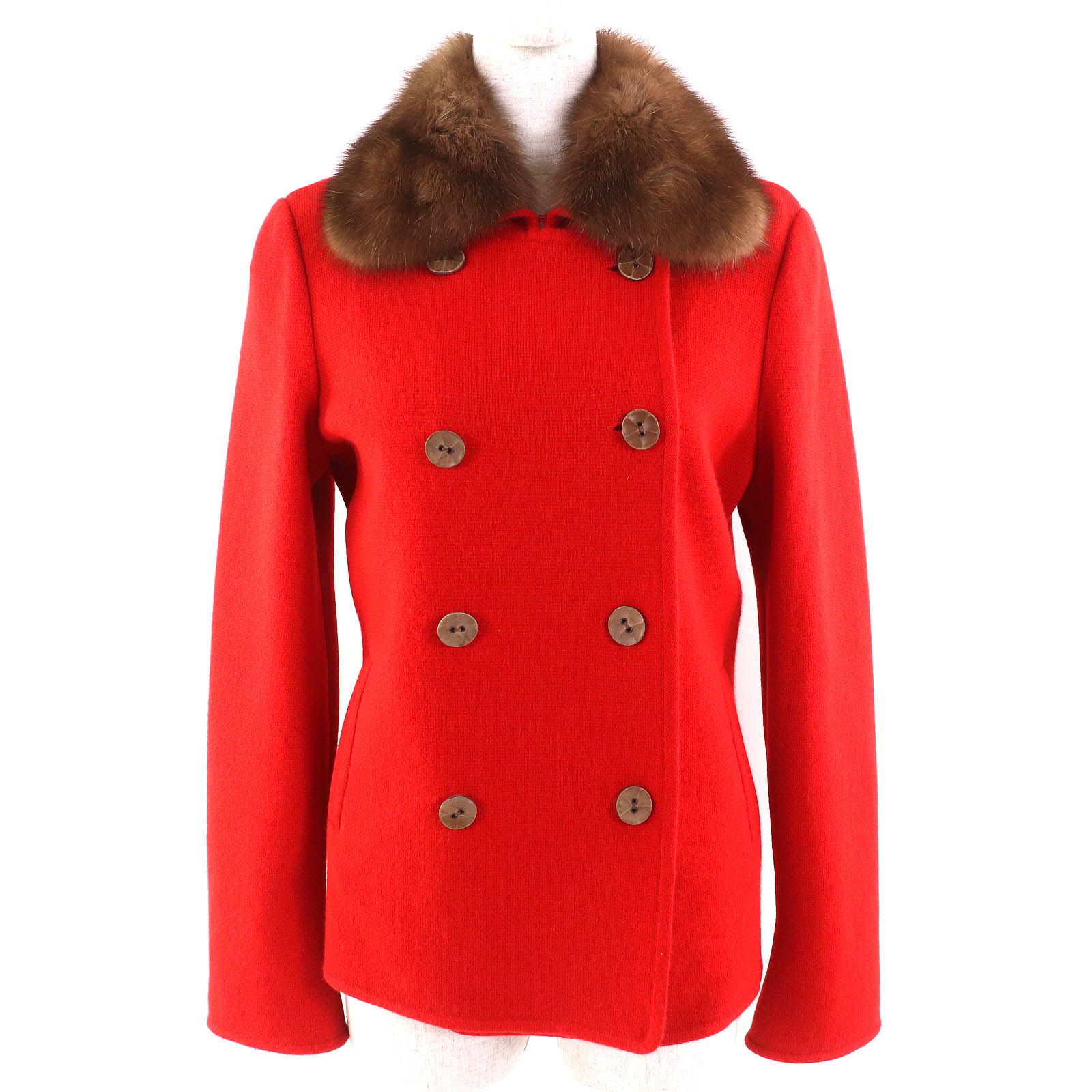 FOXEY カシミヤ100% ファー付きジャケット 【公式通販】