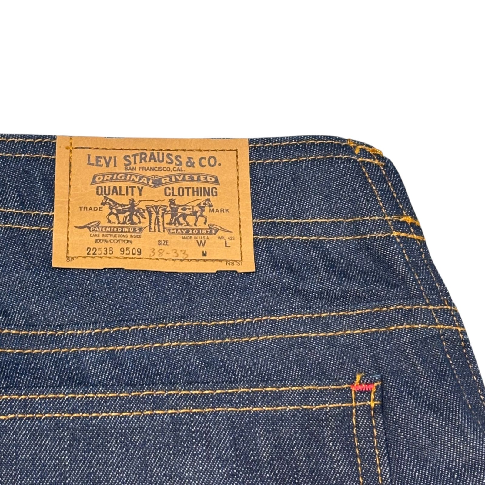 Levi's(リーバイス) 90's USA made Orange Tab Denim overall オレンジ
