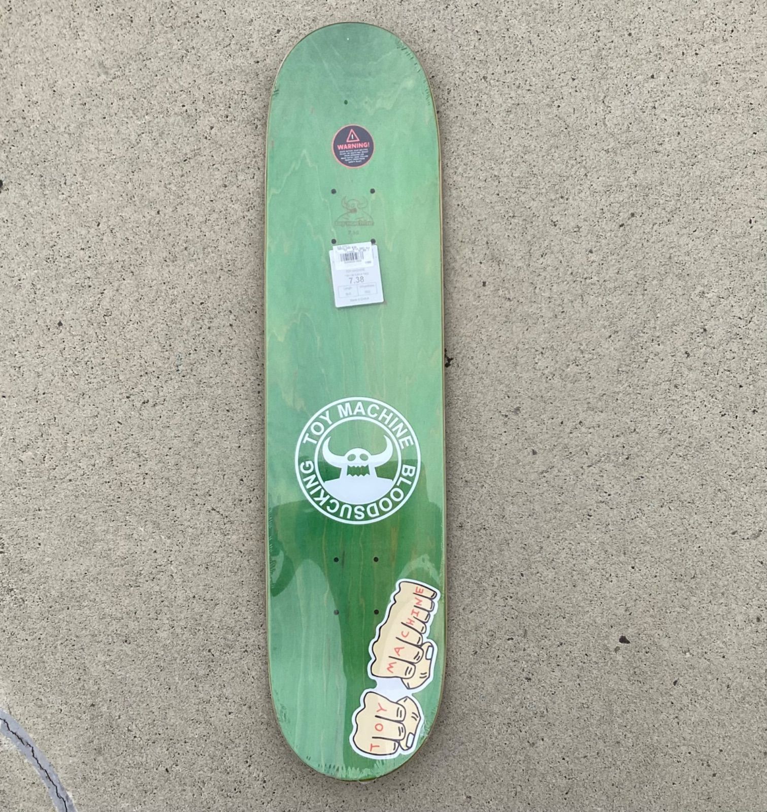 Turtle face ムラサキ スケボートイマシーンデッキ TOY MACHINE