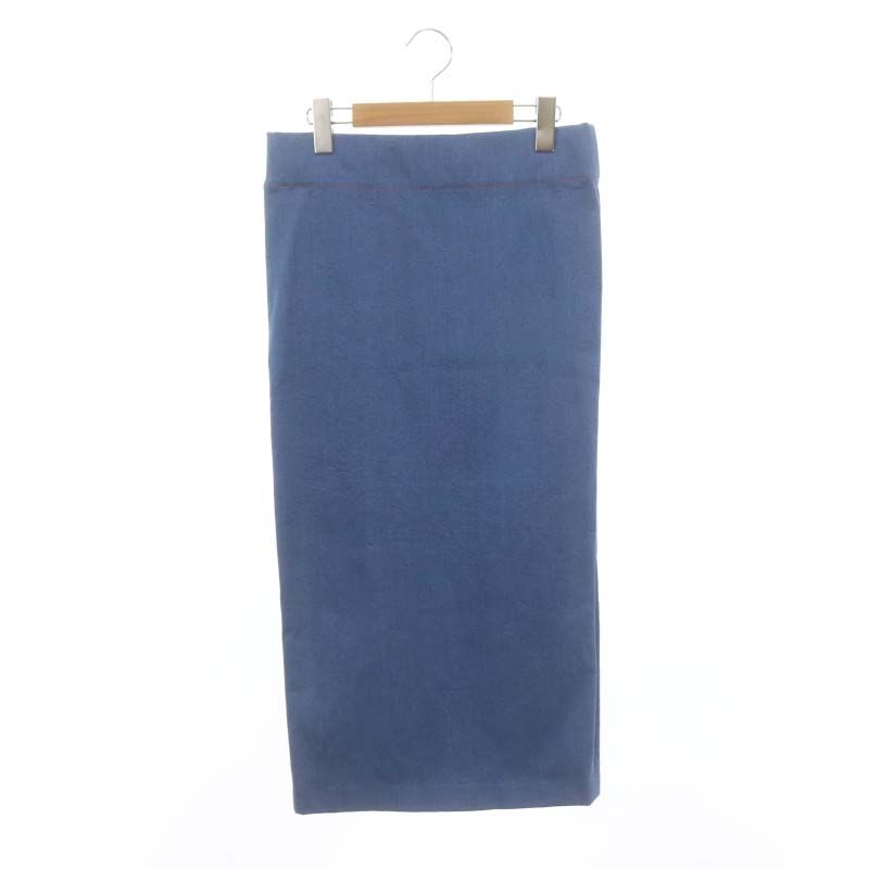 マディソンブルー MADISONBLUE BOTTLE SKIRT FADE DENIM デニム スカート タイト ロング スリット 1 青 ブルー /HK ■OS