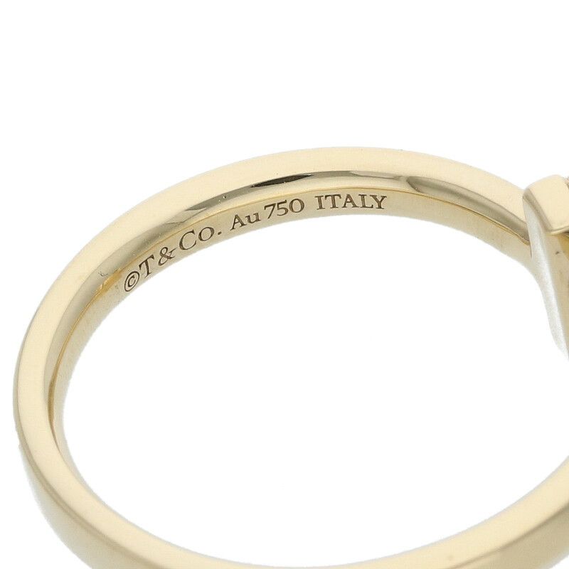 ティファニー Tワン ナロー K18YGリング メンズ 11.5号 ティファニー