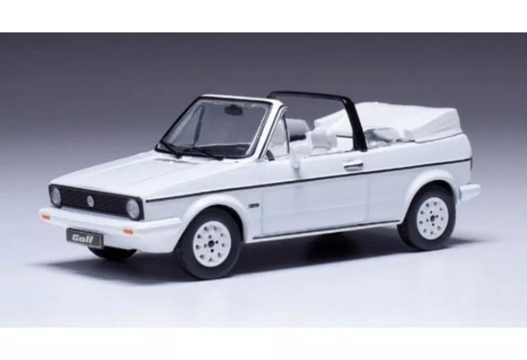 ミニカー　VW　フォルクスワーゲン　ゴルフⅠ　カブリオレ　ホワイト 新品】ミニカー 1/43 VW ゴルフ カブリオレ MK I 1981(ホワイト
