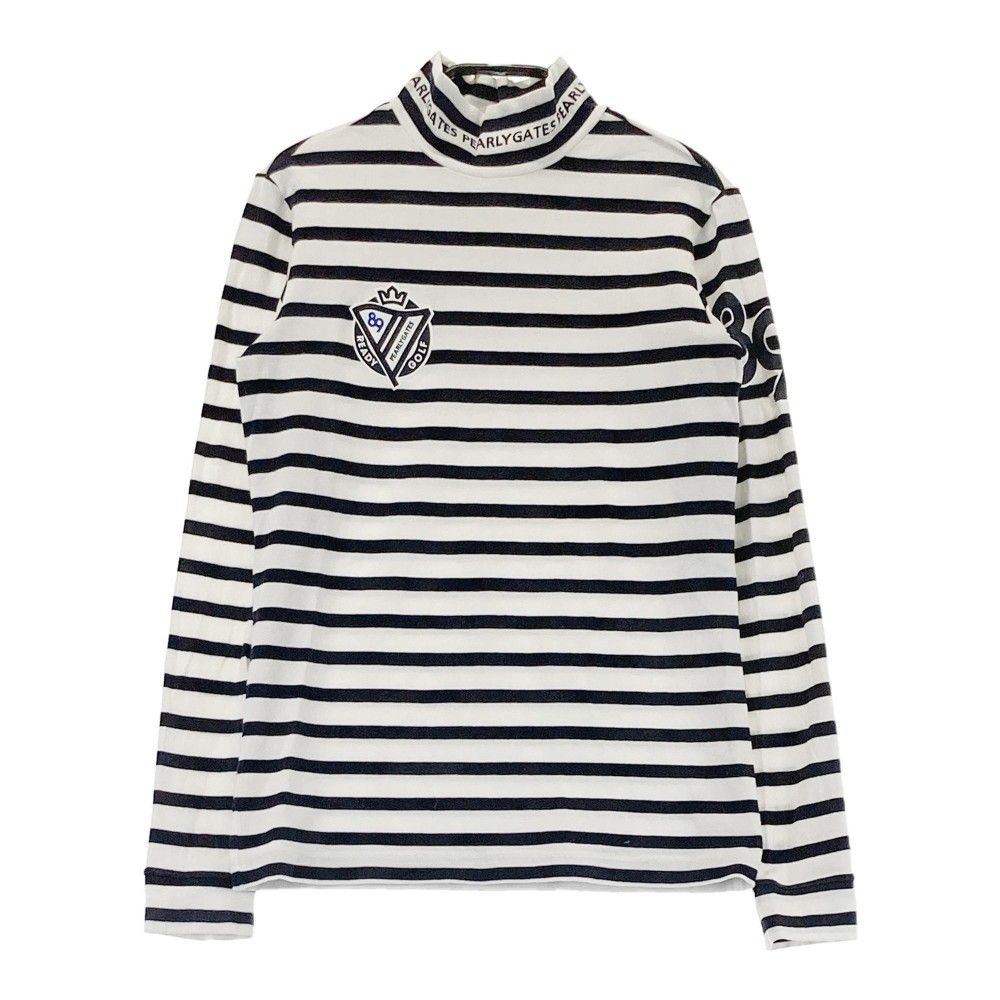 PEARLY GATES パーリーゲイツ レディス長袖モックシャツ 0サイズ 中古