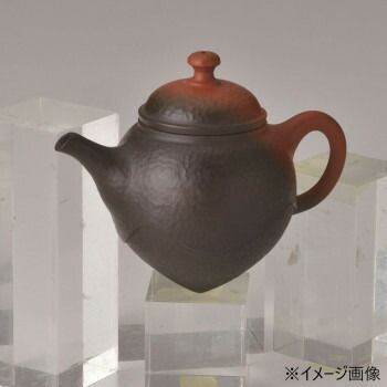 益規窯変台付後手茶注