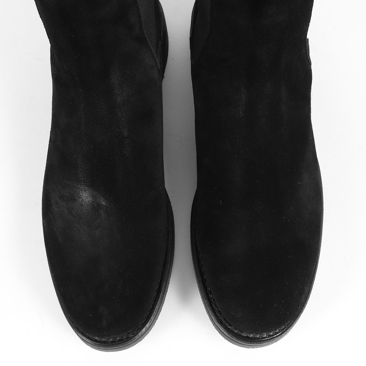 MINEDENIM マインデニム ブーツ サイズ:41 スエード レザー サイドゴアブーツ Suede Leather Side Gore Boots MGK-001-99-412 シューズ クレープソール グッドイヤーウェルト製法 23SS ブラック シューズ 靴【メンズ】【美品】【K3737】