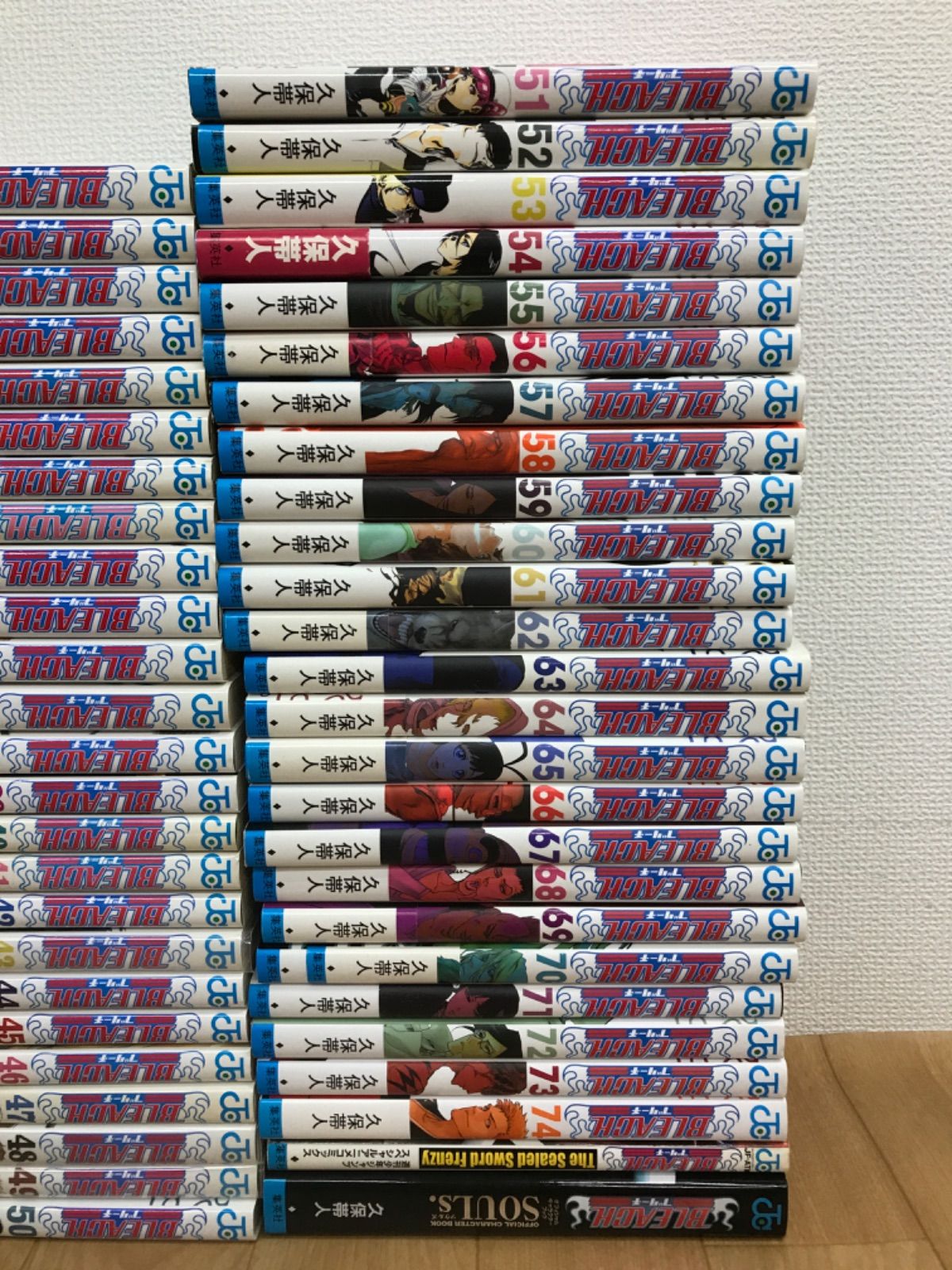 ☆③BLEACH ブリーチ 1~74巻+関連書籍2冊 全巻セット 久保帯