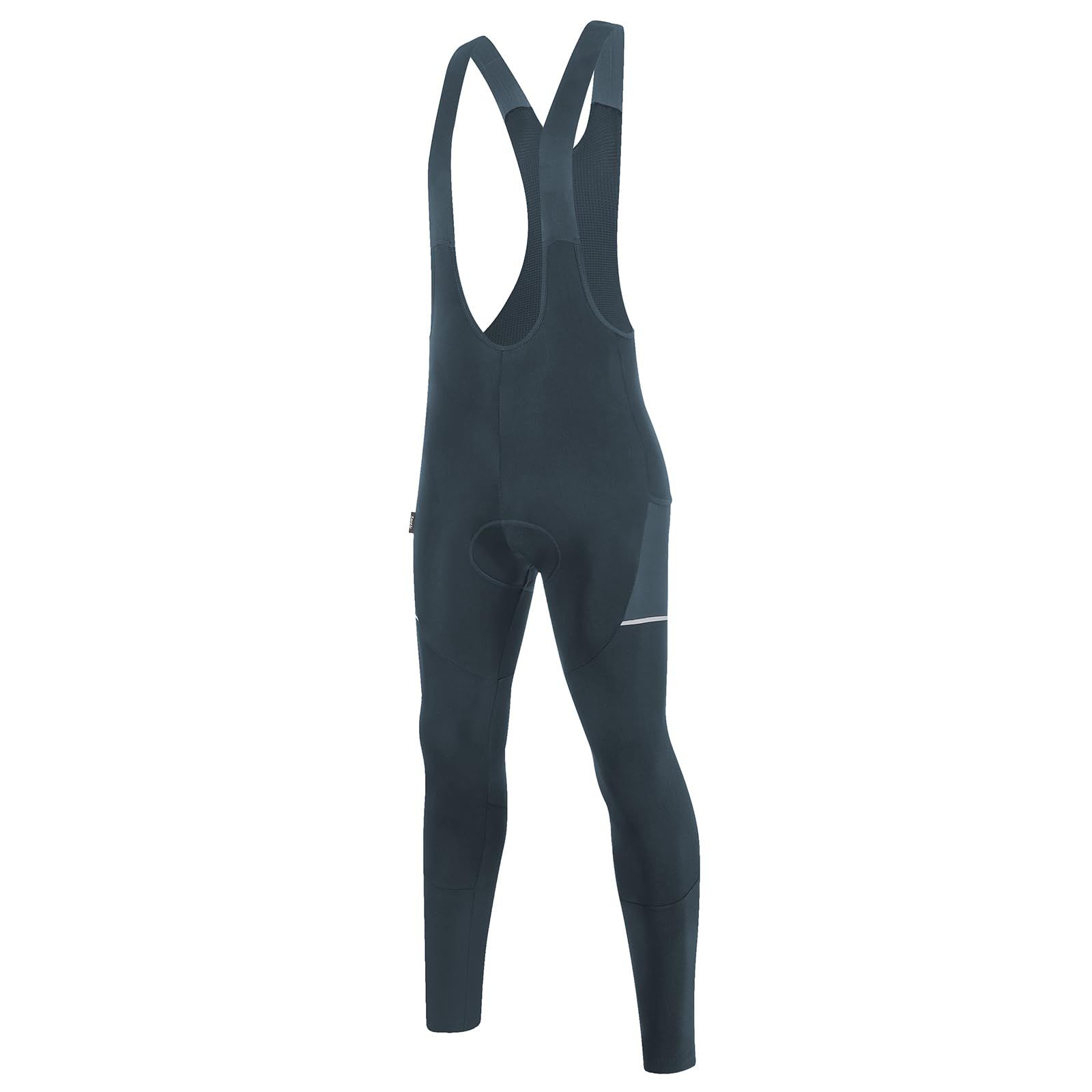 サイクルウエア 6～16度対応 自転車 ロードバイク サイクリング 防寒 秋冬 裏起毛 ビブタイツ サイクルビブパンツ メンズ サンティック