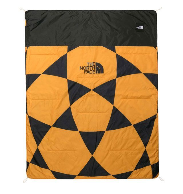ノースフェイス ブランケット メンズ ひざ掛け 持ち歩き キャンプ レジャー 寝具 コンパクト ワオナブランケット レディース NN72215 黄色 中わた 薄手 大判 ノースフェイス ブランケット メンズ ひざ掛け 持ち歩き キャンプ