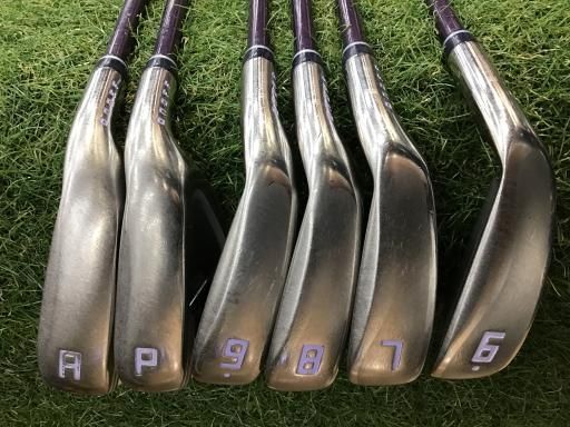 グローブライド ONOFF 2019 8S レディース アイアンセット IR SMOOTH KICK LP-419I フレックスA レディース 女性用 右利き 右用 Dランク ゴルフクラブ