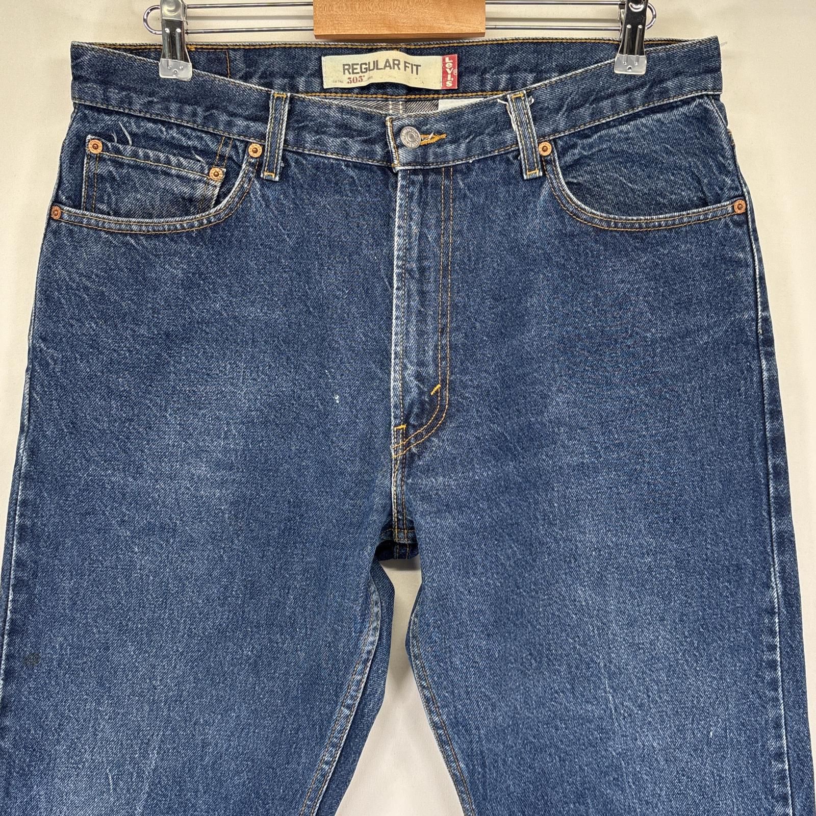 古着 ディッキーズ Dickies デニムパンツ ダブルニー サイドポケット 