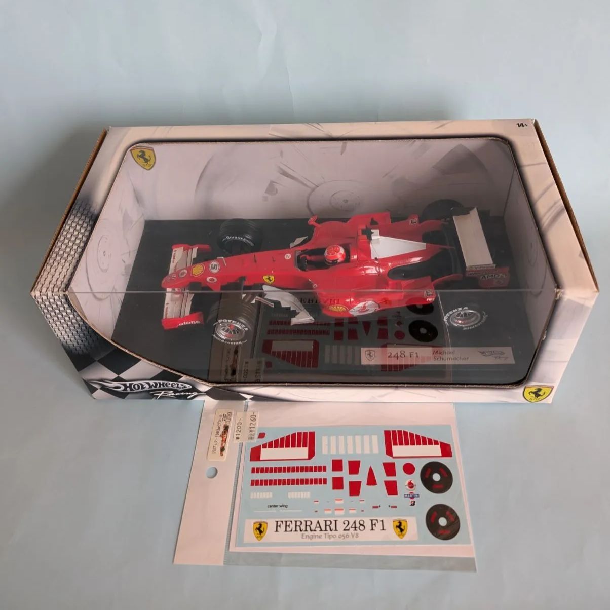 最終値下げ！未開封デカール付き1/18 マテル フェラーリ248F1 ミハエル