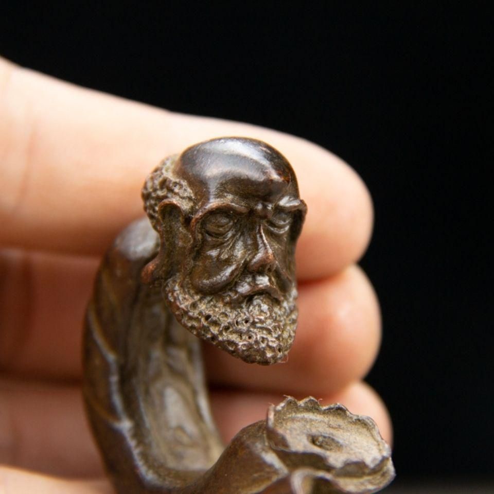 史上最も激安 禅意悟香炉 達磨倒流香 銅製 香挿薫炉 工芸品 装飾品 香道具 工芸品