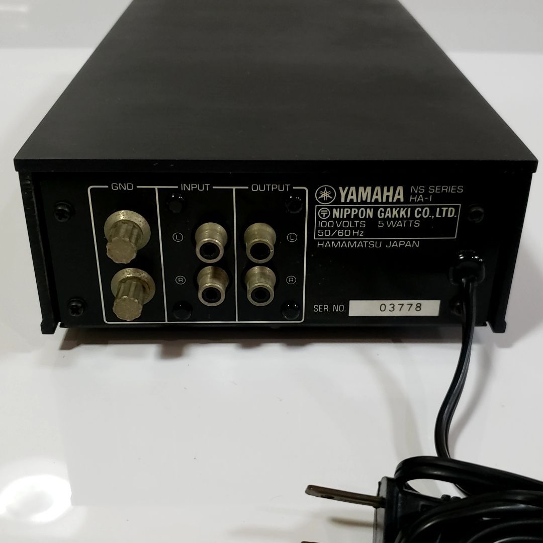 YAMAHA MC.CATRIDG AMPLIFIER HA-1//ヤマハ　MC専用ヘッドアンプ