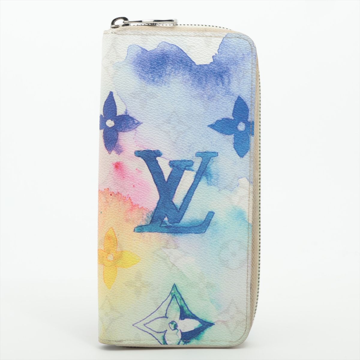 極美品 ヴィトン モノグラム ウォーターカラー ジッピー ウォレット  