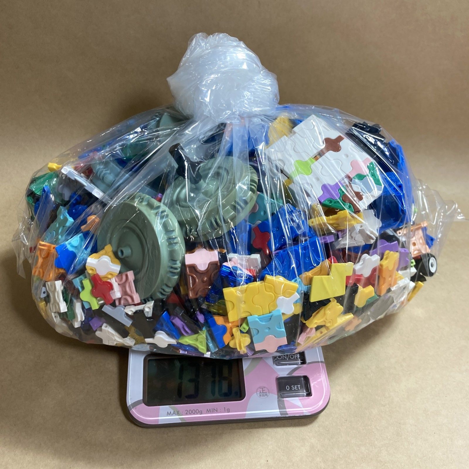 バラ売り可 1/24 クリアパーツ 各種 まとめ売り 正規品，安い LaQ ラキュー バラパーツ 大量 約1，300g まとめ商品