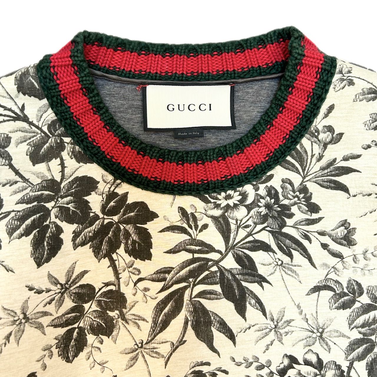 美品】GUCCI グッチ ハーバリウム プリント スウェット トップス 花柄