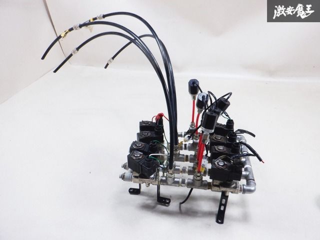 SMC製 ハイスピードエアサス用電磁弁 4輪独立用 マニホールド