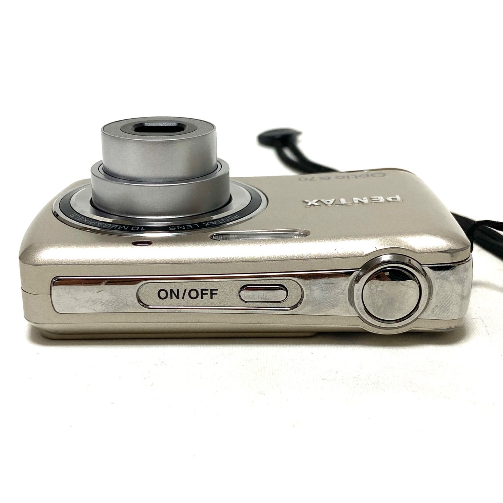 美品ペンタックスPENTAXコンパクトデジタルカメラ Optio E70 PENTAX Optio E70 ペンタックス オプティオ コンパクトデジタルカメラ