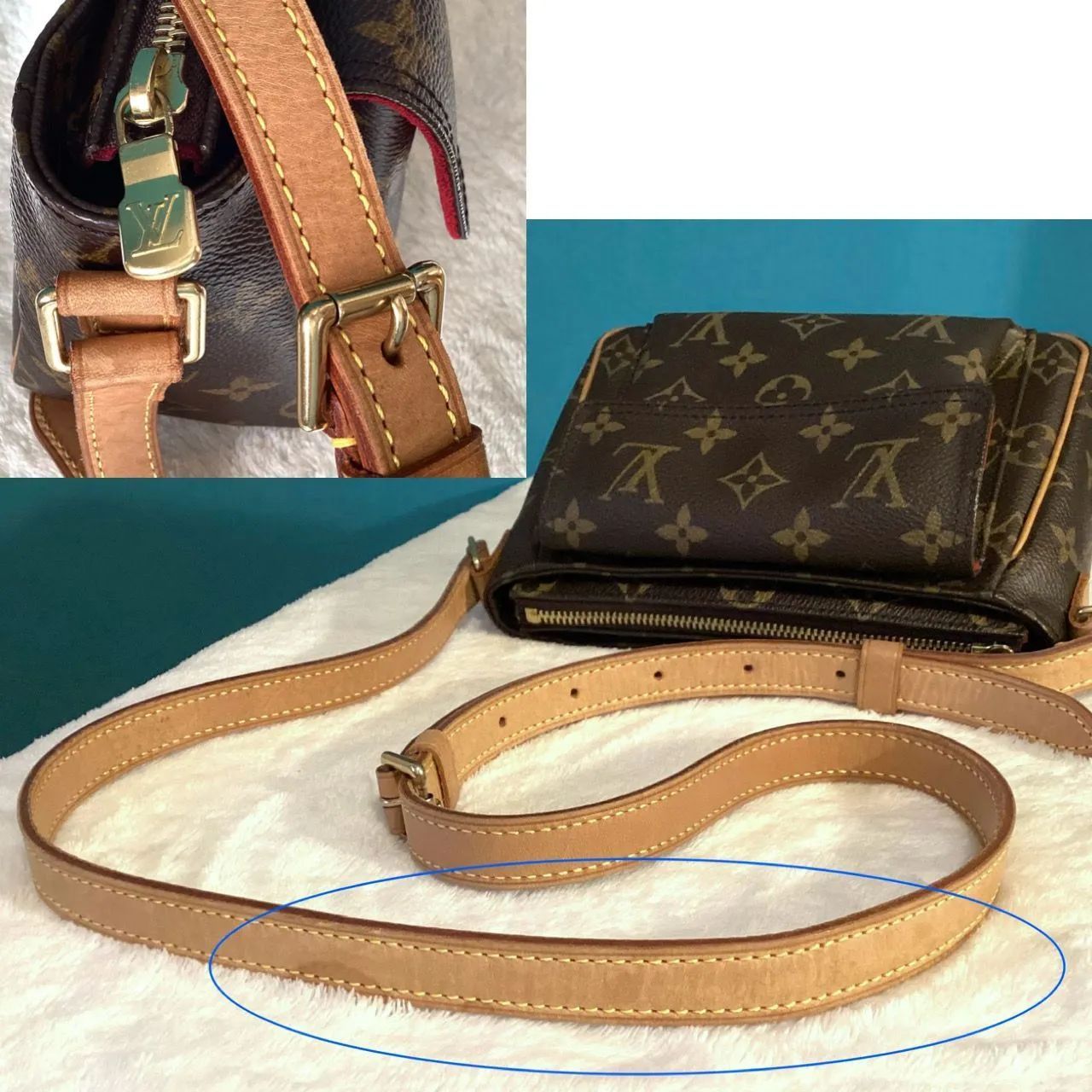 ペンギンちゃん【訳あり/良品】LOUIS VUITTON ヴィバシテPM 楽天市場】ヴィトン M51165 モノグラム ビバシテPM（斜め掛