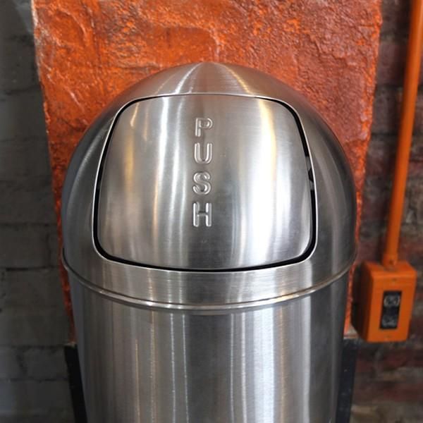 ゴミ箱 40リットル 蓋付き ステンレス おしゃれ スリム ごみ箱 ふた スタイリッシュ lic-dlt-k555-425-40