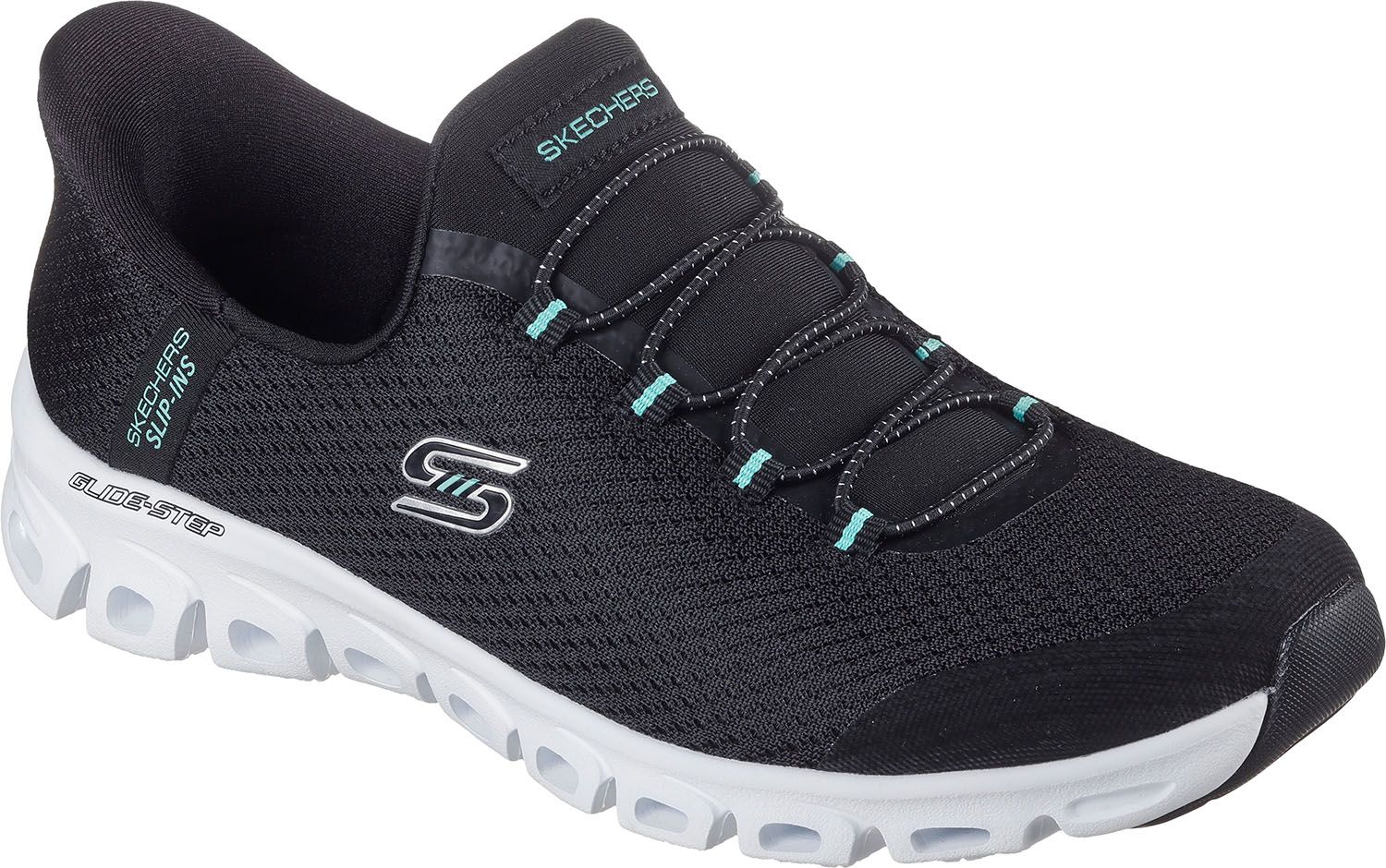 スケッチャーズ SKECHERS GLIDE-STEP-PURSUIT 104547 BKTQ ブラックターコ