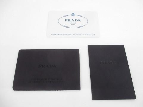 プラダ PRADA カナパ トートバッグ デニム 三角ロゴプレート B 1872 ギャランティカード付 レディース