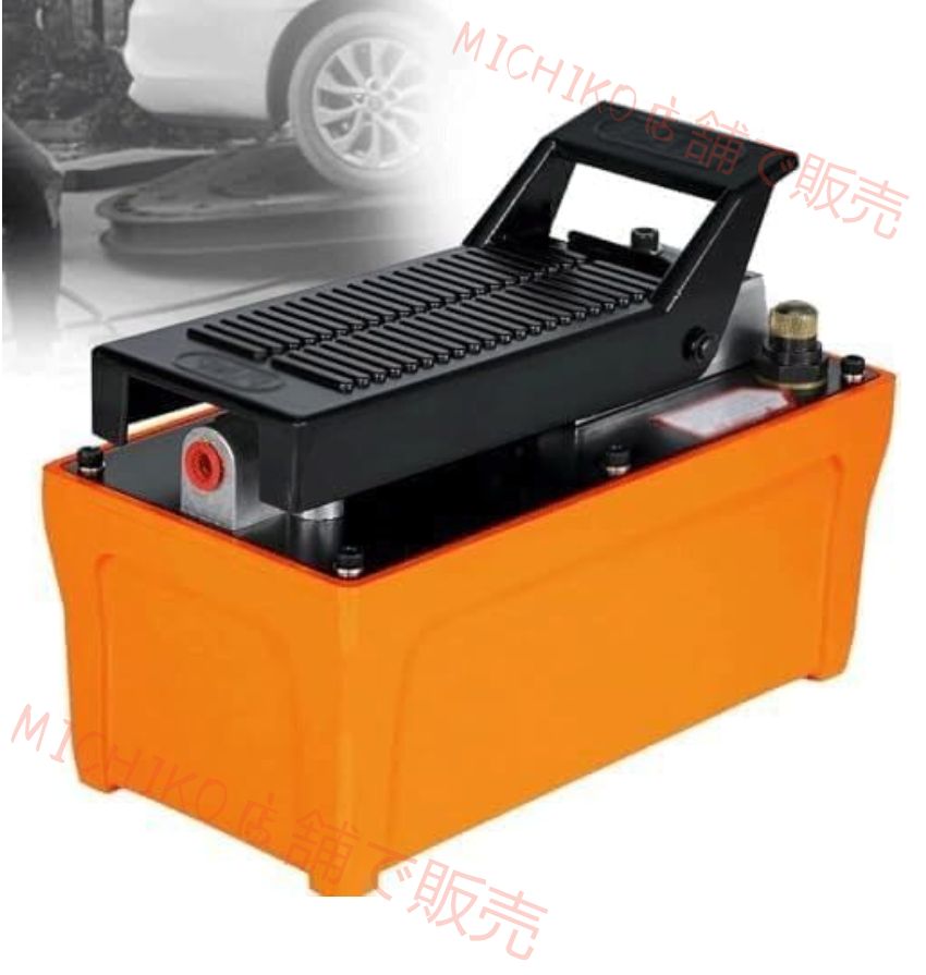 空気油圧フットポンプ エア油圧ポンプ 2.3L リザーバー油圧流体ポンプ 足踏み式空気油圧ポンプ 重機リフターおよび自動車修理用