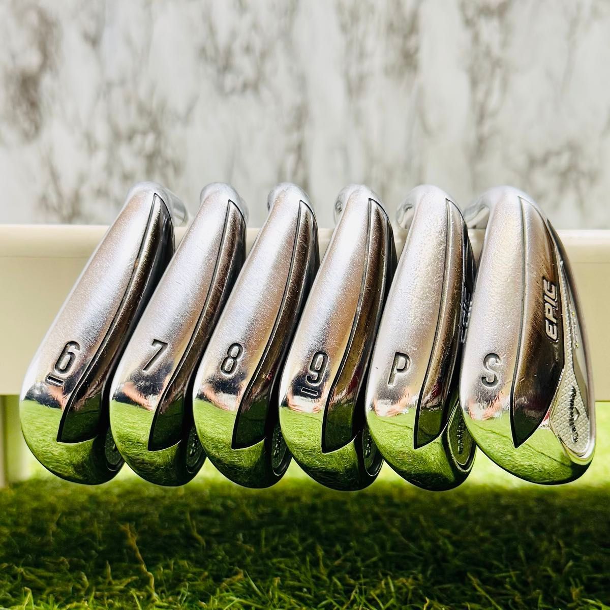 良品 キャロウェイ EPIC STAR FORGED アイアン 6-P 5本 SPEEDER EVOLUTION for S スピーダー エピック スター フォージド ※拡大画像あり キャロウェイ エピックフォージドスター アイアンセット 良品