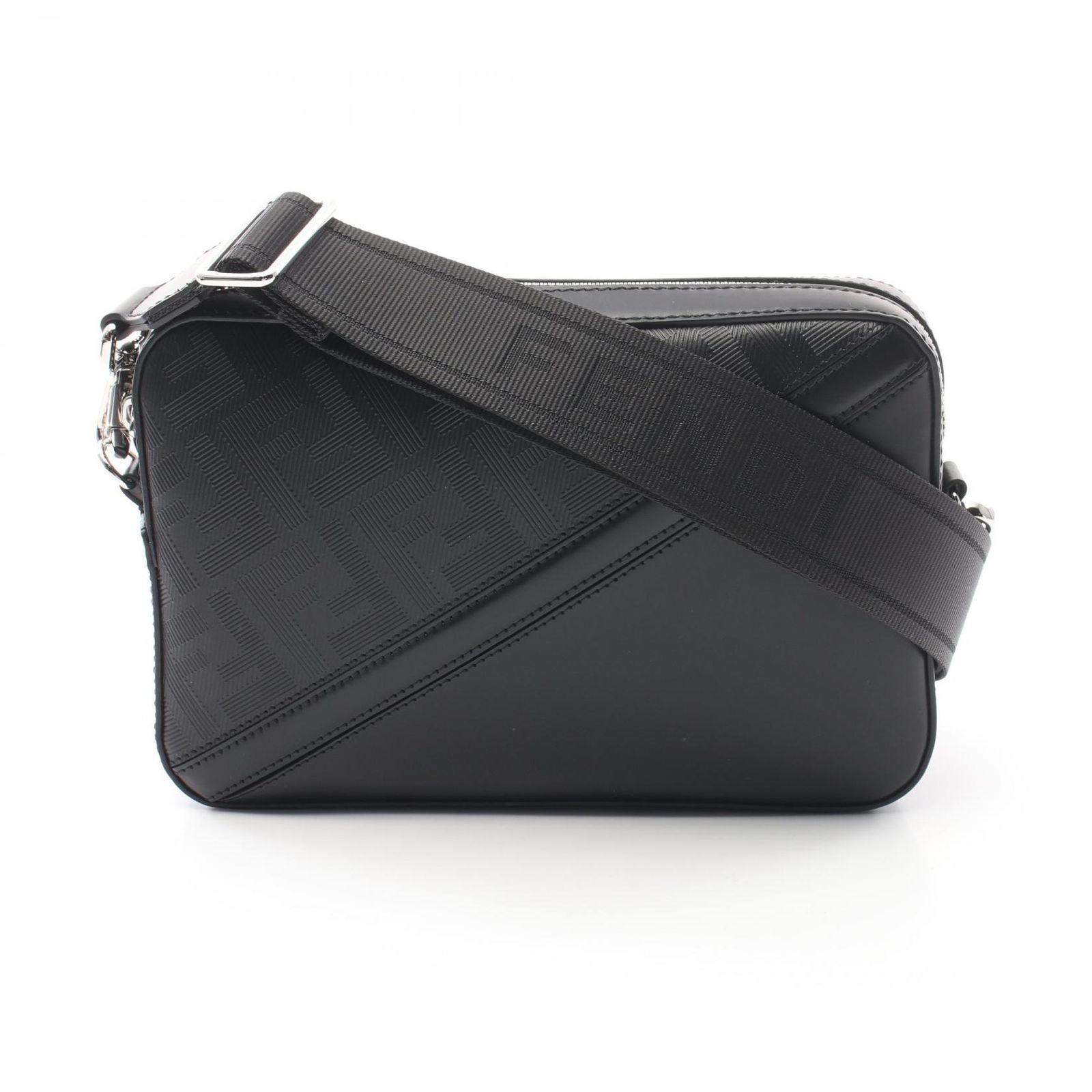 フェンディ FENDI ショルダーバッグ ダイアゴナル カメラケース ズッカ 7M0286AQW1F0GXN ネロ|パラディオ レザー ショルダーバッグ メンズ